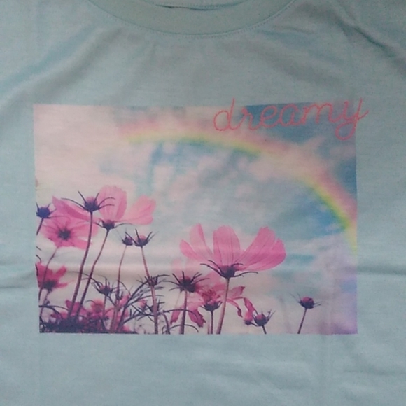 NWT Girls' 'Daydream' and Floral Pajama Top Bundle - S/M/L [115] - Picture 3 of 6